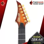 Solar GC1.6TFAB electric guitar, Flame Solar Amber Burt [Free gifts] [with Set Up & QC, easy to play] [Center insurance] [100%authentic] [Free delivery] Turtle