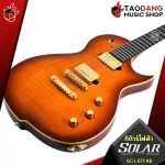 Solar GC1.6TFAB electric guitar, Flame Solar Amber Burt [Free gifts] [with Set Up & QC, easy to play] [Center insurance] [100%authentic] [Free delivery] Turtle