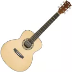 PARAMOUNT QAG50 Travel Guitar Guitar 36 inches Genuine Top Slid Slid/Mahogany coated + free bag & tuner