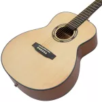PARAMOUNT QAG50 Travel Guitar Guitar 36 inches Genuine Top Slid Slid/Mahogany coated + free bag & tuner