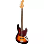 Fender® Squier Classic VIBE 60s Jazz Bass Bass Base, 60 years, jazz, 20 Frets, Pop Bar Bar Pickup Al Nago ** Insurance