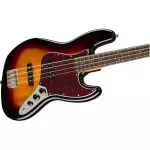 Fender® Squier Classic VIBE 60s Jazz Bass Bass Base, 60 years, jazz, 20 Frets, Pop Bar Bar Pickup Al Nago ** Insurance