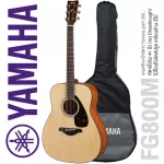 Yamaha® กีตาร์โปร่ง 41 นิ้ว ไม้ท็อปโซลิดสปรูซ ทรง Dreadnought รุ่น FG800 + แถมฟรีกระเป๋า & คาโป้ & ปิ๊ก & ประแจ & คู่มือ