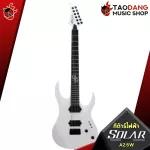 Solar A2.6W electric guitar. White matte [free free gift] [with Set Up & QC easy to play] [Insurance from the center] [100%authentic] [Free delivery] Turtle