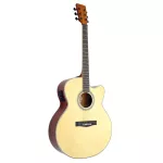 PARAMOUNT SQ-JLE, 42-inch electric guitar color, jumbo shape, concave neck, spruce/linden pick-up 4 bands + free bag ** 1 year insurance center **