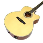 PARAMOUNT SQ-JLE, 42-inch electric guitar color, jumbo shape, concave neck, spruce/linden pick-up 4 bands + free bag ** 1 year insurance center **