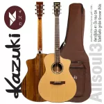 Kazuki All Soul3 GAS 41 -inch guitar, authentic sole wood, GA style, Grover knob + silver color + free, special thick guitar bag ** All Solid Guitar **