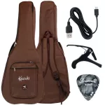 Kazuki All Soul Ome, 41 -inch electric guitar, genuine stereles, OM + free, free guitar bags & USB &
