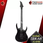 Solar A1.6FRB electric guitar, which was born with a black Metal, outstanding with the perfect beauty. Free shipping - Red turtle.