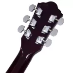 Kazuki กีตาร์โปร่ง 39 นิ้ว ทรง OM รุ่น KZ39 สีไวน์แดง + แถมฟรีกระเป๋ากีต้าร์โปร่ง & น้ำยาเช็ดกีตาร์ & ผ้าเช็ดกีตาร์ &