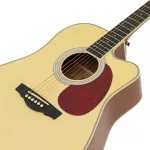 Clevan DC20E 41 -inch electric guitar, spruce/Mahogany, Nubone, using the guitar line D'Addario 4 bands with
