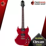 Clevan CSG20 electric guitar, SG shape, body and neck made of Mahogany wood, bridge tune-o-matic, with 10 free items, free shipping.