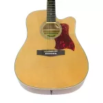PARAMOUNT 41 inch guitar, concave neck, F650CN wood color + free guitar bags & guitar wipes & towels