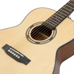 Paramount QAG50 Travel Guitar กีต้าร์โปร่ง 36 นิ้ว ไม้แท้ท็อปโซลิดสปรูซ/มะฮอกกานี เคลือบด้าน งานขอบสวยงาม เรียบร้อย