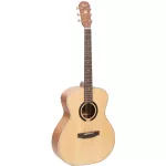 Kazuki® Rung Phanakorn Serie Om41, 41 inch acoustic guitar, OM shape, Top Solid Sita Square Beside and back, Mahokani + free