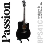 Passion BPS41C 41 -inch guitar, Dreadnough shape