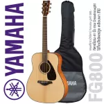 Yamaha® กีตาร์โปร่ง 41 นิ้ว ไม้ท็อปโซลิดสปรูซ ทรง Dreadnought รุ่น FG800 + แถมฟรีกระเป๋า & คาโป้ & ปิ๊ก & ประแจ & คู่มือ