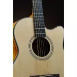 Gusta OM2C กีต้าร์โปร่ง  Music Arms