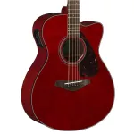 YAMAHA® FSX800C 41 -inch electric guitar, Red Ruby Concert ** Top Soda Sida Sida Sida ** + Free Yamaha Genuage Bag **