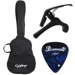 EPIPHONE® PRO-1, airy guitar 41 inches, Dreadnough shape, special selected Square/Mahogany Grinong, Graph Tech Nubone, varnish + free bag & kapo & pick