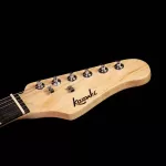 Kazuki Neon Mini TL กีตาร์ไฟฟ้า ทรง Mini Tele 22 เฟร็ต ไม้เบสวู้ด ปี๊กอัพซิงเกิ้ลคอยล์ สีนีออน + แถมฟรีสายแจ็คเรืองแสง ** ประกัน 1 ปี **