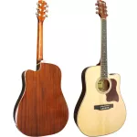 Paramount กีตาร์โปร่ง 41 นิ้ว คอเว้า ไม้ท็อปโซลิดสปรูซ รุ่น F750CN Solid Spruce Top Acoustic Guitar