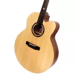 Kazuki 42-inch guitar, topped up, rose, jumbo, bone-jumbo model