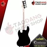 Century Dark Series Jazz Bass 4 Black White [Free gift] [with Set Up & QC Easy to play] [Free delivery] Red turtle