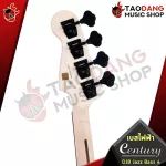 Century Dark Series Jazz Bass 4 Black White [Free gift] [with Set Up & QC Easy to play] [Free delivery] Red turtle