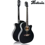 Fantasia Acoustic Guitar กีตาร์โปร่ง 40 นิ้ว คอเว้า รุ่น QAG401G ** กีต้าร์โปร่งมือใหม่ **