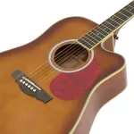 Clevan DC20E 41 -inch electric guitar, spruce/Mahogany, Nubone, using the guitar line D'Addario 4 bands, has a built -in strap.