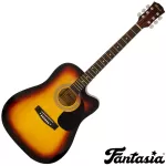 Fantasia, 41 inch new acoustic guitar, F100 + free, free guitar strap machine