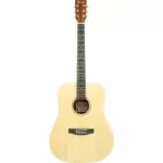 PARAMOUNT Q601, 41 -inch guitar, topped up, rosewood/Mahokkani, Dreadnought shape, coated coating, knob Open Gear