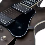 Kazuki K335 Electric guitar SEMI Hollow 22 Frets Body, Pepper, MPL, is suitable for jazz/blues/acoustic music.