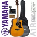 Yamaha® A1R กีตาร์โปร่งไฟฟ้า 41 นิ้ว ไม้หน้าโซลิดซิทก้าสปรูซ ปิ๊กอัพมีเทคโนโลยี SRT + ฟรีกระเป๋ากีตาร์ & ที่ปิดช่องเสียง