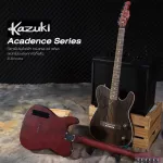 Kazuki® Acadence Series เทเลคูสติค กีตาร์โปร่งไฟฟ้า ทรงเทเล 22 เฟรต สเปคไม้มะฮอคกานีทั้งตัว ฟิงเกอร์บอร์ด Indian Rosewoo