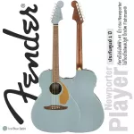 Fender® Newporter Player, 2022, 41 inch electric guitar, Soul Slide/Mahokani Electric head, Fender Fishman® Pickups + Free Bag ** Center 1 P