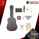 Tyma TD28, TF28-Acoustic Guitar Tyma TD-28, TF-28 [Free Set] [with SET Up & QC Easy to play] [100%authentic] [Free Delivery] Red turtle