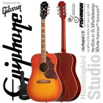 Epiphone® Hummingbird Studio 41 inch guitar, top -tops, grover® / pic, fishman ™ sonicore ™ + free premium bags, VIP ** Insurance