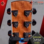 SAGA G100C Electric Guitar [Free gifts] [with SET Up & QC easy to play] [Insurance from the center] [100%authentic] [installment 0%] [Free delivery] Red turtle