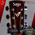 SAGA G100C Electric Guitar [Free gifts] [with SET Up & QC easy to play] [Insurance from the center] [100%authentic] [installment 0%] [Free delivery] Red turtle