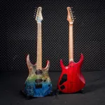 Kazuki Dragon Series, 24 Fret Body, Mahakan, Wooden Wooden, Wilkinson, Fixed Bridge/Floyd