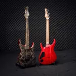 Kazuki Dragon Series, 24 Fret Body, Mahakan, Wooden Wooden, Wilkinson, Fixed Bridge/Floyd