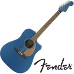 Fender® กีตาร์โปร่งไฟฟ้า Redondo Player Califonia Series + ปิ๊กอัพ Fishman® ** ประกันศูนย์ 1 ปี **