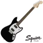 Fender® กีตาร์ไฟฟ้า ทรง Mustang ฮัมบัคกิ้งคู่ 22 เฟร็ต รุ่น Squier Bullet Mustang HH ** ประกันศูนย์ 1 ปี **