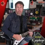[Bangkok & metropolitan area sends Grab urgently] Epiphone Flying V [free free gift] [with SET UP & QC Easy to play] [Insurance from Zero] [100%authentic] [Free delivery] Red turtle