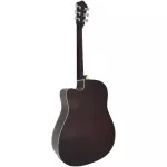 Kazuki DLKZ41C 41 -inch acoustic guitar acoustic guitar deluxe, both coated coating ** Gibson guitar design ** + Free bag & Kapo & Pic