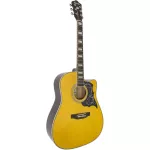 Kazuki DLKZ41C 41 -inch acoustic guitar acoustic guitar deluxe, both coated coating ** Gibson guitar design ** + Free bag & Kapo & Pic