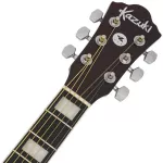 Kazuki DLKZ41C 41 -inch acoustic guitar acoustic guitar deluxe, both coated coating ** Gibson guitar design ** + Free bag & Kapo & Pic