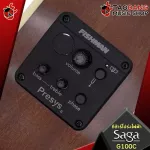 SAGA G100C Electric Guitar [Free gifts] [with SET Up & QC easy to play] [Insurance from the center] [100%authentic] [installment 0%] [Free delivery] Red turtle